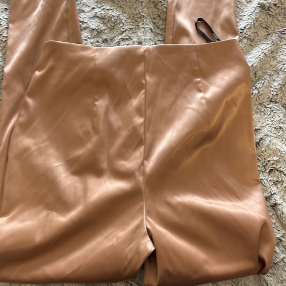 Forever 21 Bronze Shiny Straight Pant - Picture 3 of 4